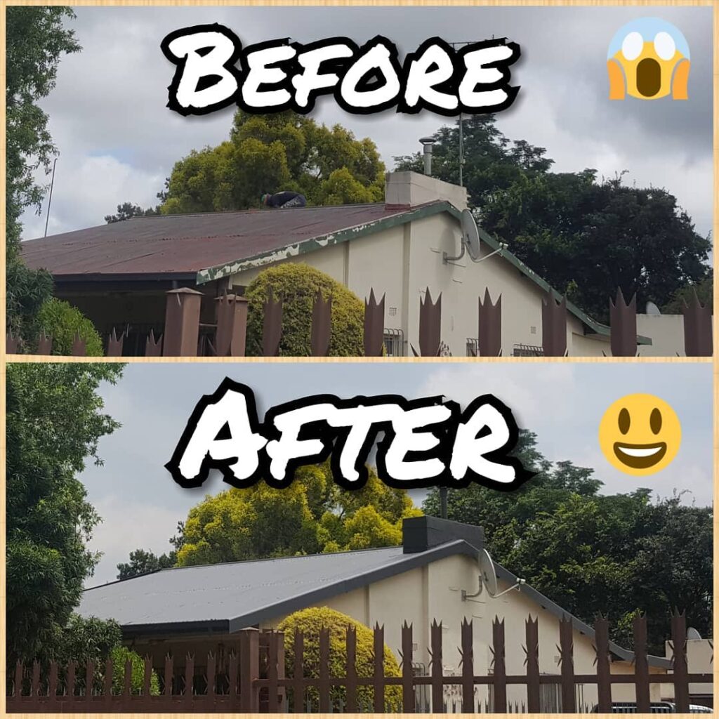 Corrugated sink roof