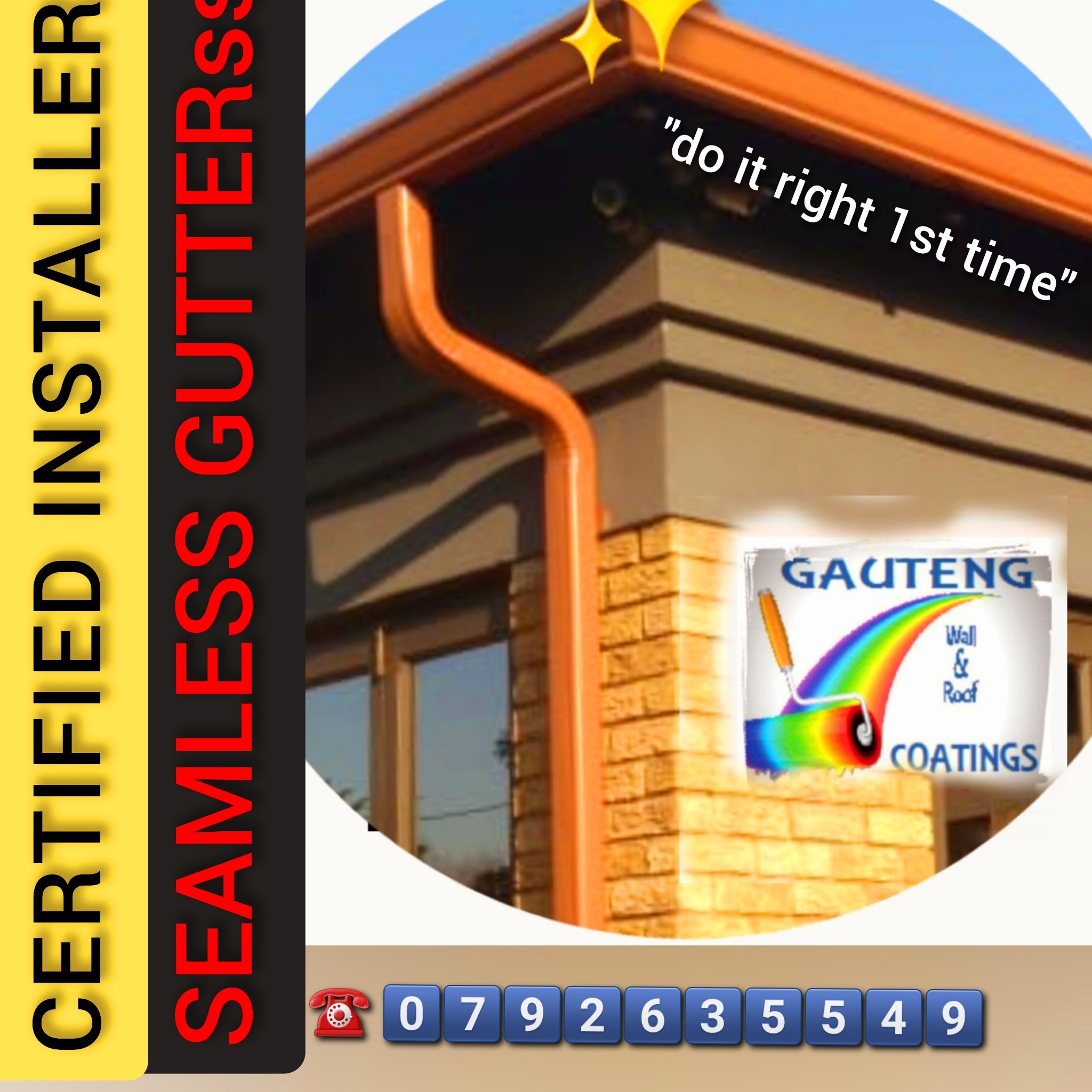 Seamless aluminium gutters east rand